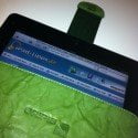 grüne Echtledertasche für das iPad 2 von Gripis